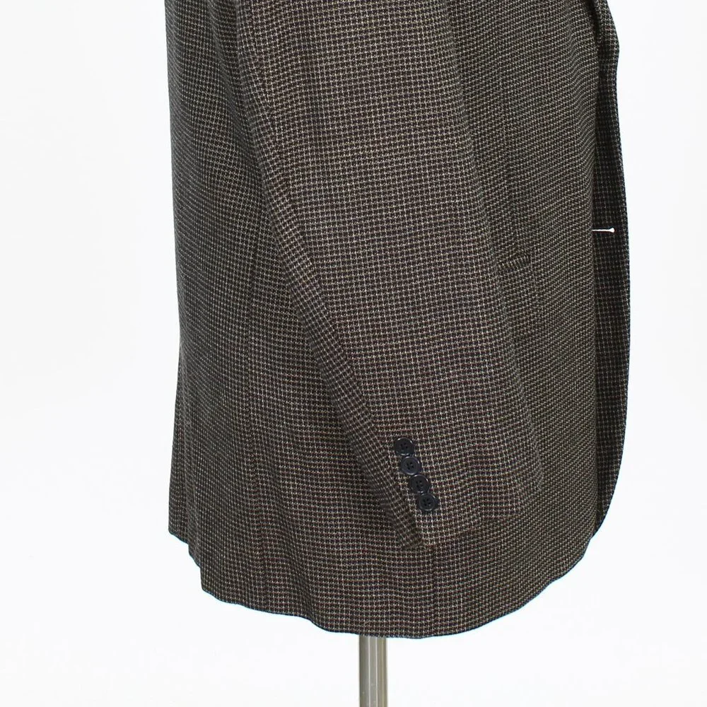 Joseph Abboud 42L Brown Solid 2-Button Sport Coat Blazer Jacket P460